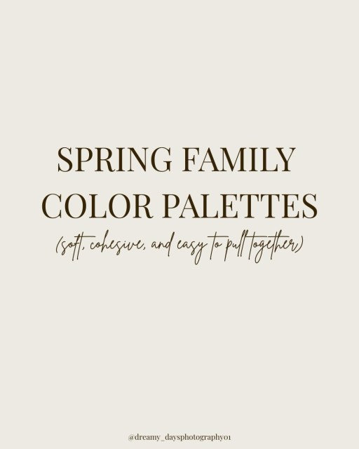 With spring sessions right around the corner, I wanted to share some easy outfit inspiration for those of you planning on your own. 🤍

Think soft tones, light textures, and pieces that feel natural and effortless…nothing overcomplicated, just outfits that flow together.

If you have a session coming up, save this for later or send it to your family while you’re planning!

And if you’d rather not think about any of this, I’ve got you 👉🏼 My client closet is always there to make things easy for moms and littles, all my clients have the option to be fully styled and skip the outfit planning process all together!✨

Spring Family Photos
Spring Outfit Inspiration
Family Photo Styling
Client Closet Photographer
Wisconsin Family Photographer
Waukesha Photographer
Mukwonago Photographer
Outdoor Family Sessions
Neutral Color Palette
