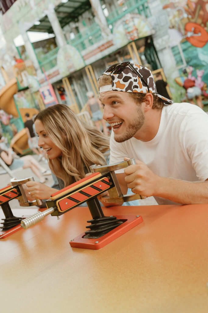 Unique couples photos at the fair